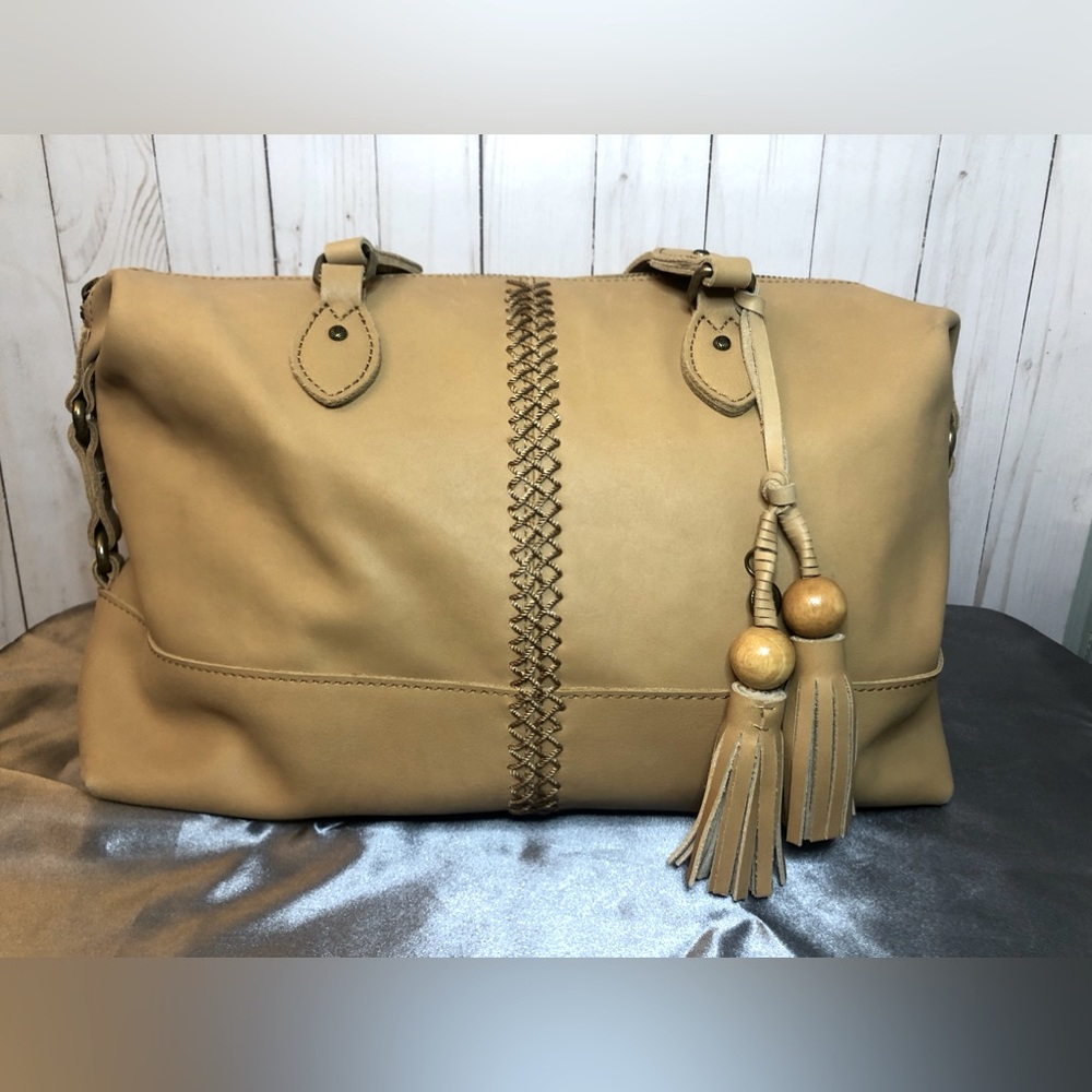 The Sak Laurel Satchel Brown Leather Hobo